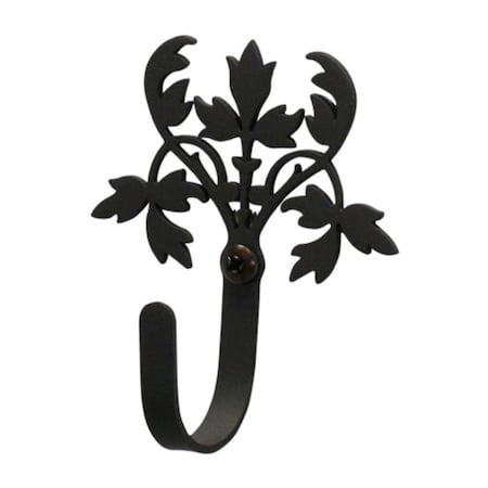 Jensendistributionservices Floral Wall Hook Small - Black MI2502966